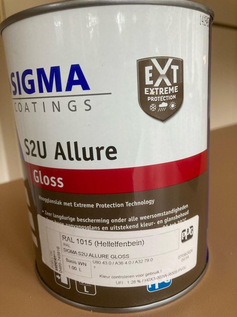Sigma S2U Allure, Ophalen, Wit, Nieuw, Verf