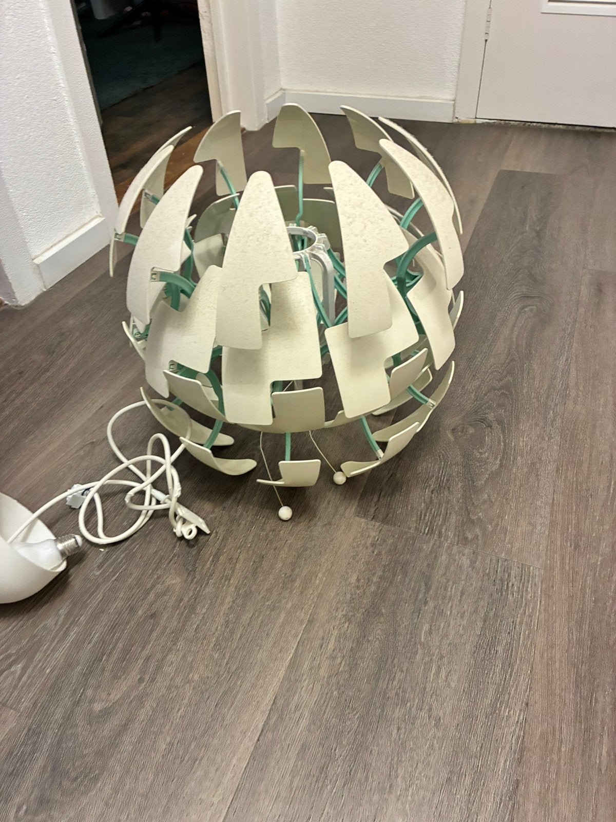 Ikea plafondlamp, Ophalen, Gebruikt