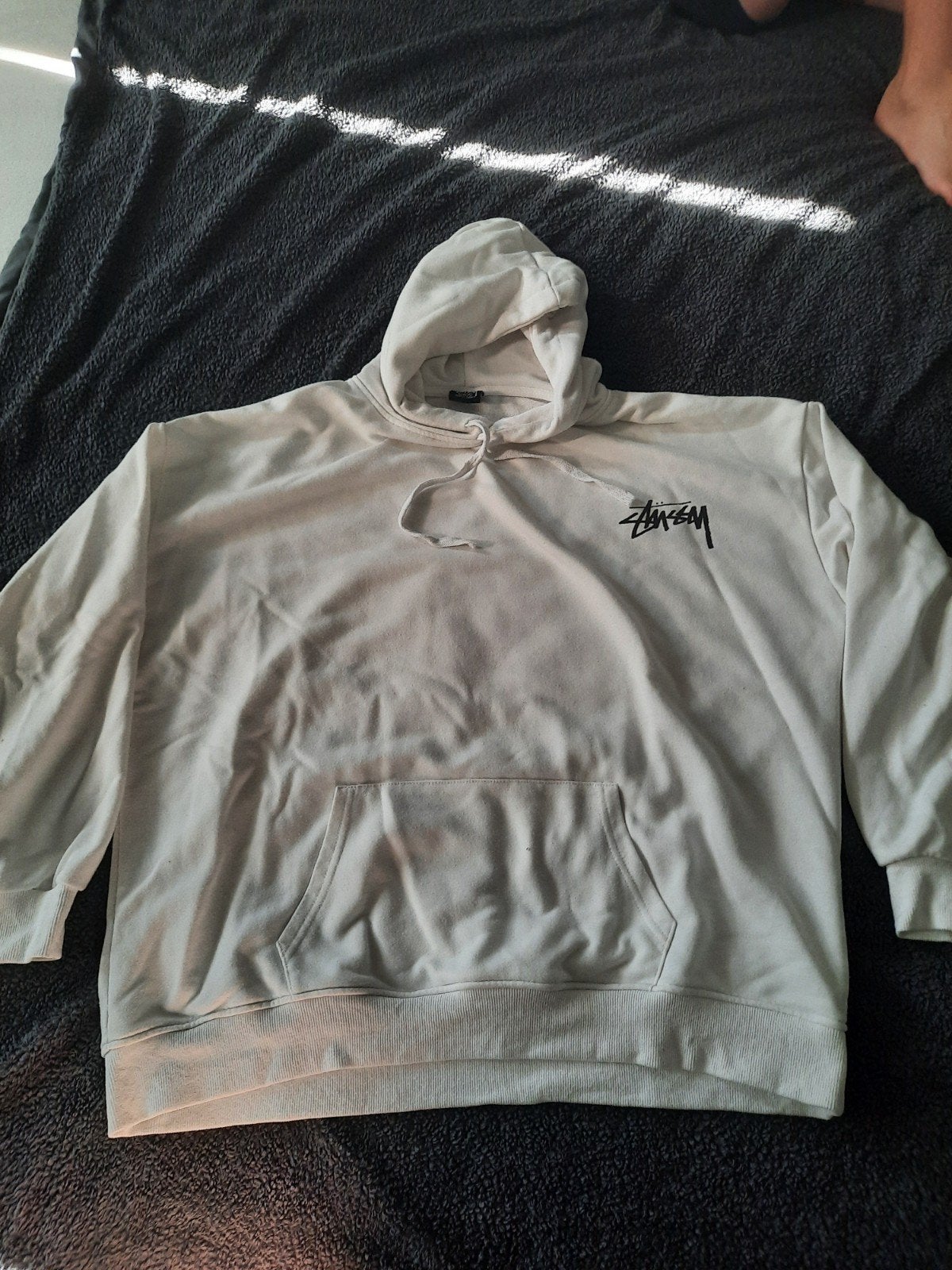 Stussy hoodie, Kleding | Heren, Truien en Vesten, Maat 48/50 (M), Wit, Stussy, Ophalen of Verzenden