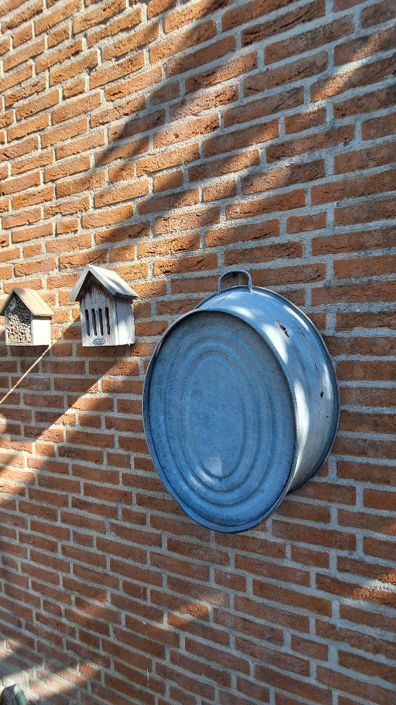 Vintage zinken teilen, wasemmer, emmers en spuitflessen, Ophalen, Gebruikt