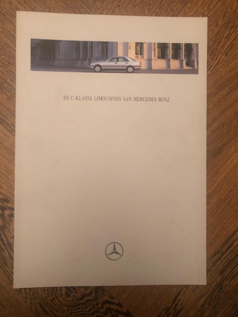 Folder, brochure Mercedes-Benz C-klasse limousine W202 1996, Nieuw, Mercedes-Benz, Mercedes, Ophalen of Verzenden