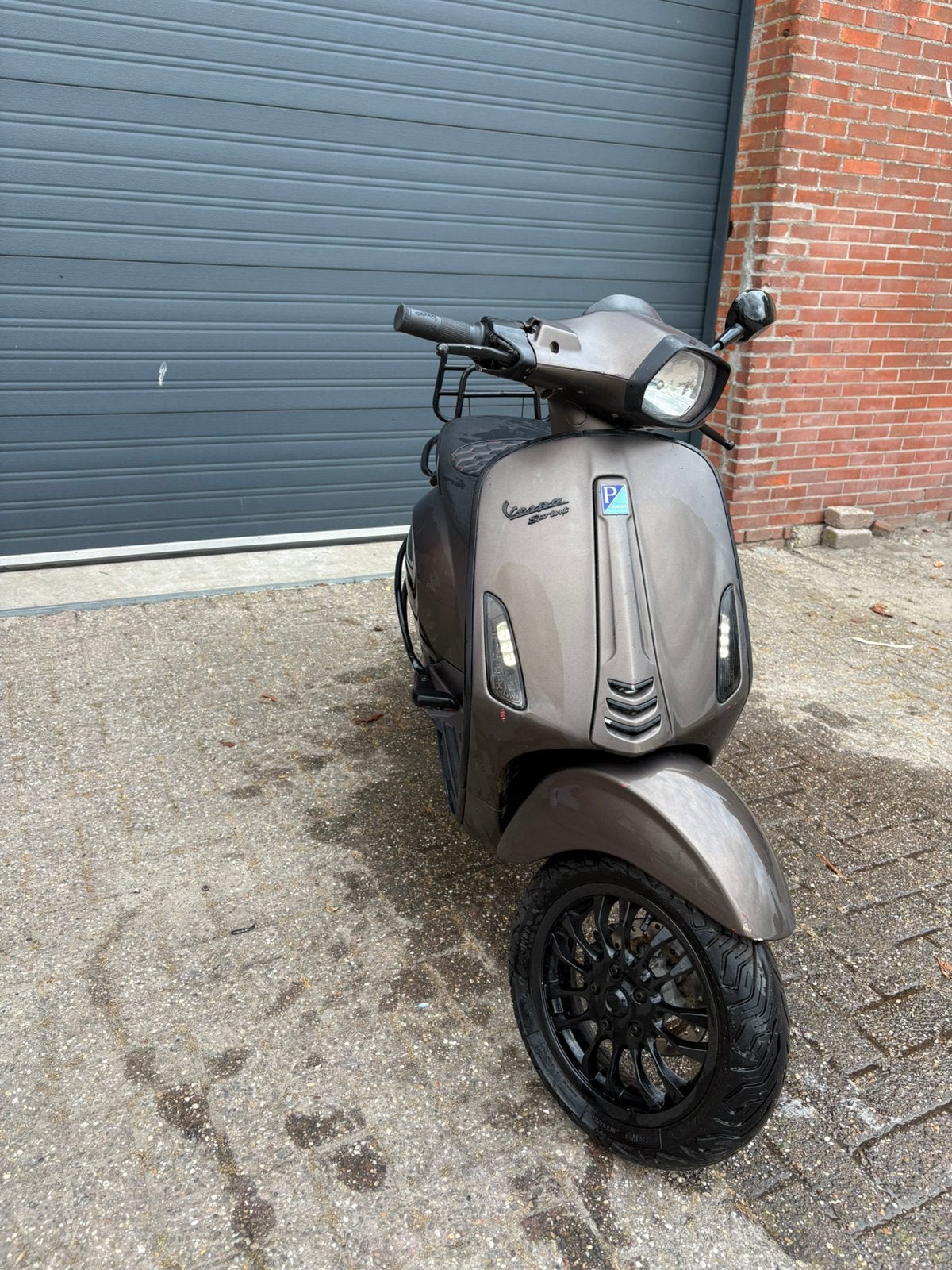 Vespa Sprint | mat bruin | 50 cc, Ophalen, Zo goed als nieuw, Benzine, Overige modellen