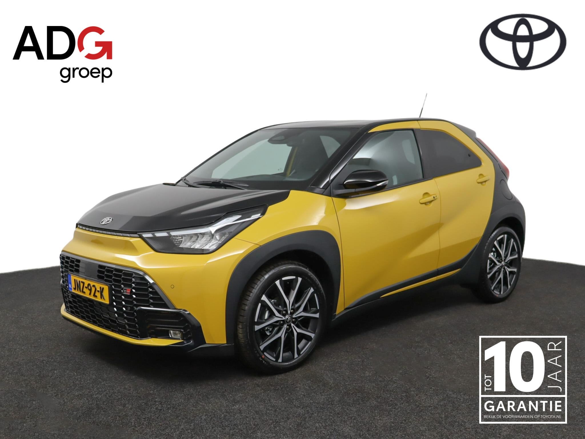 Toyota Aygo X Hybrid 115 GR Sport | DEMOVOORDEEL | Alcantara, Auto's, Toyota, 12 maanden, Stof, 4 stoelen, 116 pk