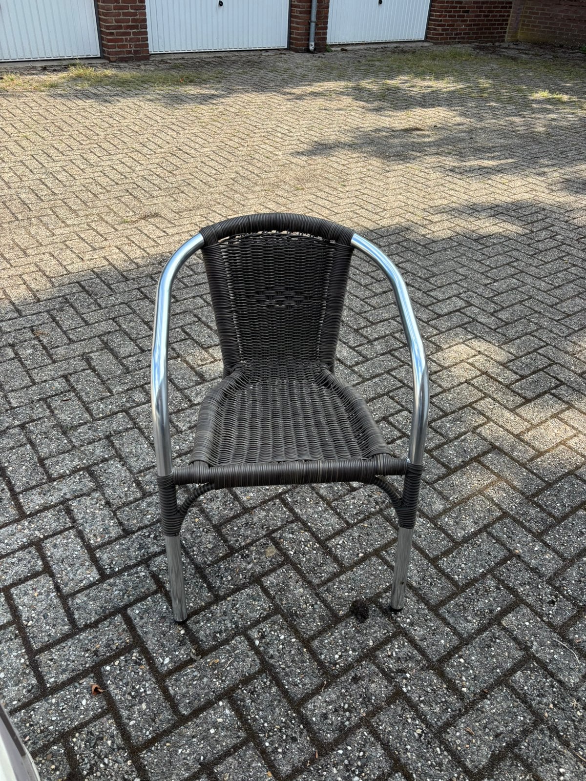 4 bistro stoelen met kussen, Ophalen, Zo goed als nieuw