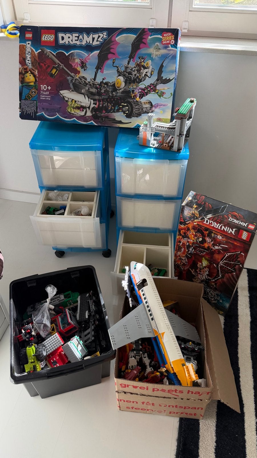 Grote partij LEGO sets en losse onderdelen, Ophalen, Gebruikt