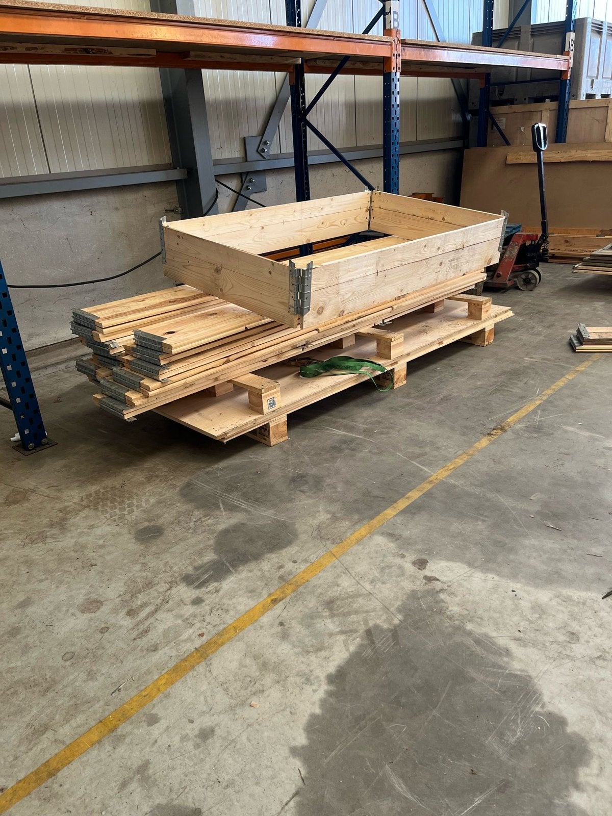 Diverse houten opzetranden voor pallets - Gebruikt, Doe-het-zelf en Verbouw, Ophalen, Gebruikt, Minder dan 25 mm, Overige typen