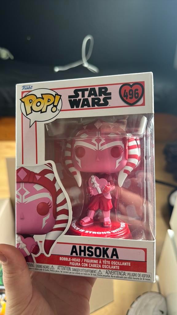 Funko pop! Star wars Ahsoka valentines edition (496), Verzenden, Zo goed als nieuw