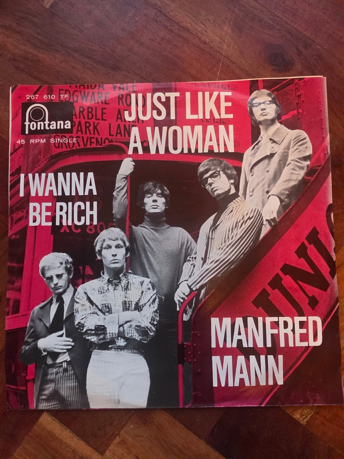 Manfred Mann - Just like a Woman ( Bob Dylan cover), Ophalen of Verzenden, 7 inch, Pop