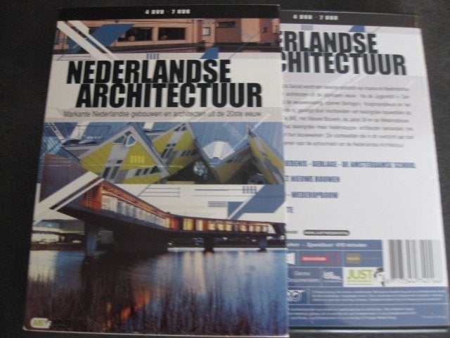 NEDERLANDSE ARCHITECTUUR - MARKANTE GEBOUWEN in een 4-DVDBOX, Alle leeftijden, Ophalen, Zo goed als nieuw, Overige genres