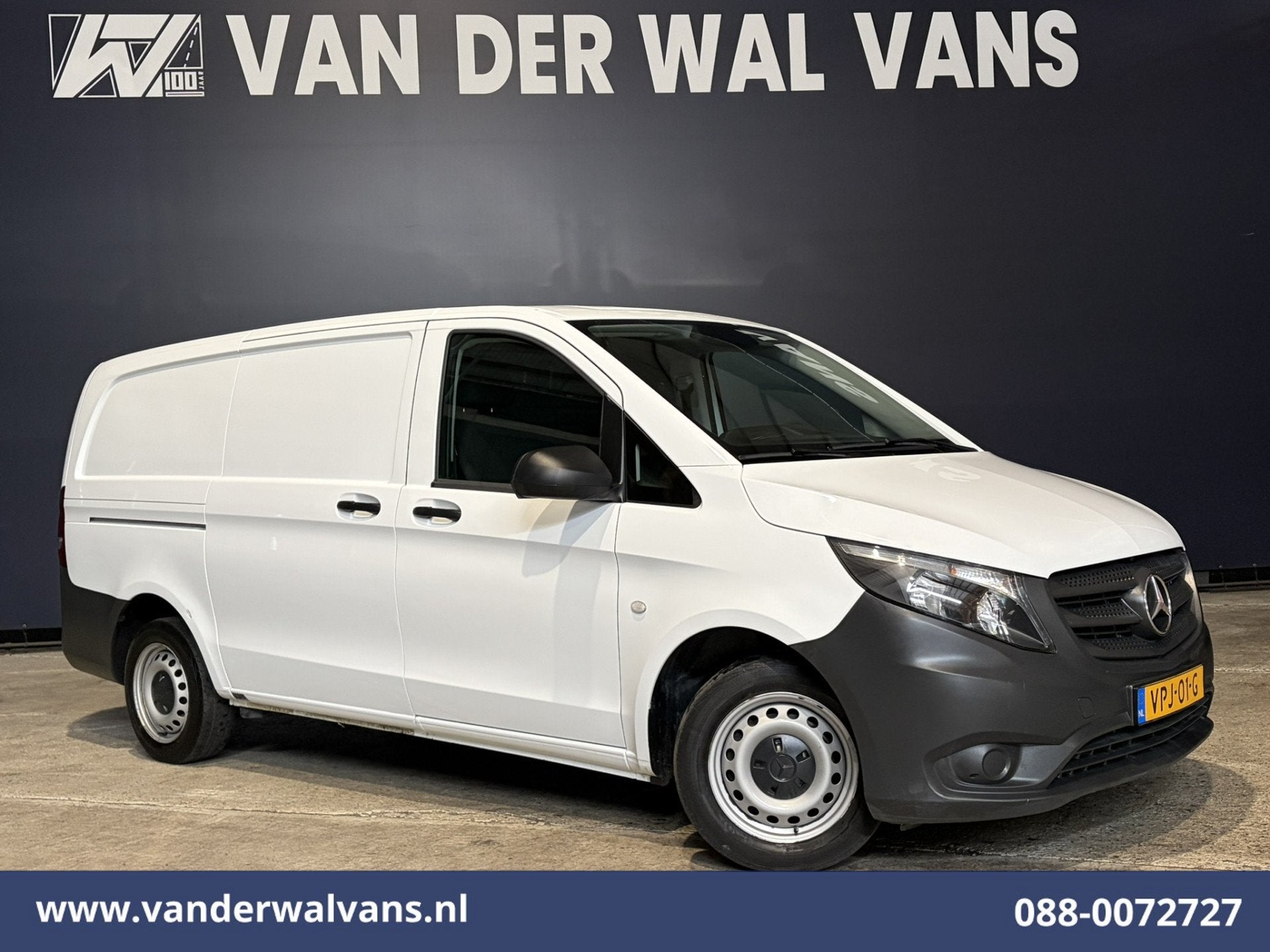Mercedes-Benz Vito 110 CDI L2H1 Euro6 Airco | Camera | Navig, Gebruikt, 4 cilinders, 2000 kg, Wit