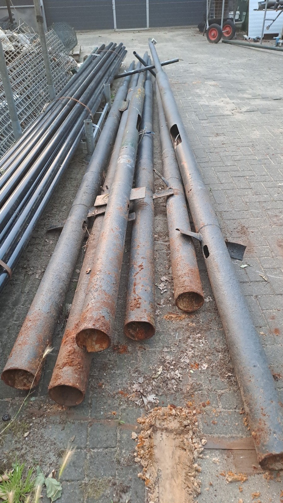 Lantaarnpaalen, Doe-het-zelf en Verbouw, Metalen, Ophalen