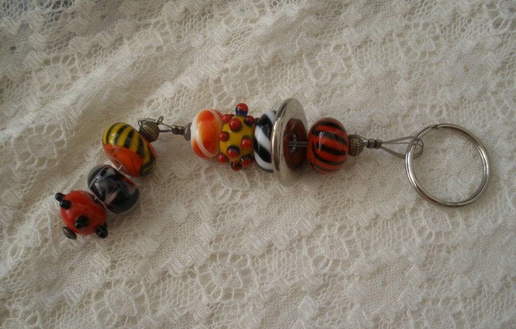 Vintage Murano ?? kralen tashanger / sleutelhanger, Ophalen of Verzenden