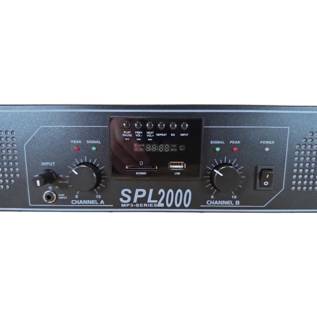 Skytec SPL 2000 Versterker, Skytec, Zo goed als nieuw, Info@skytec.com, Kelvinlaan 7, 9207 JB Drachten, Nederland