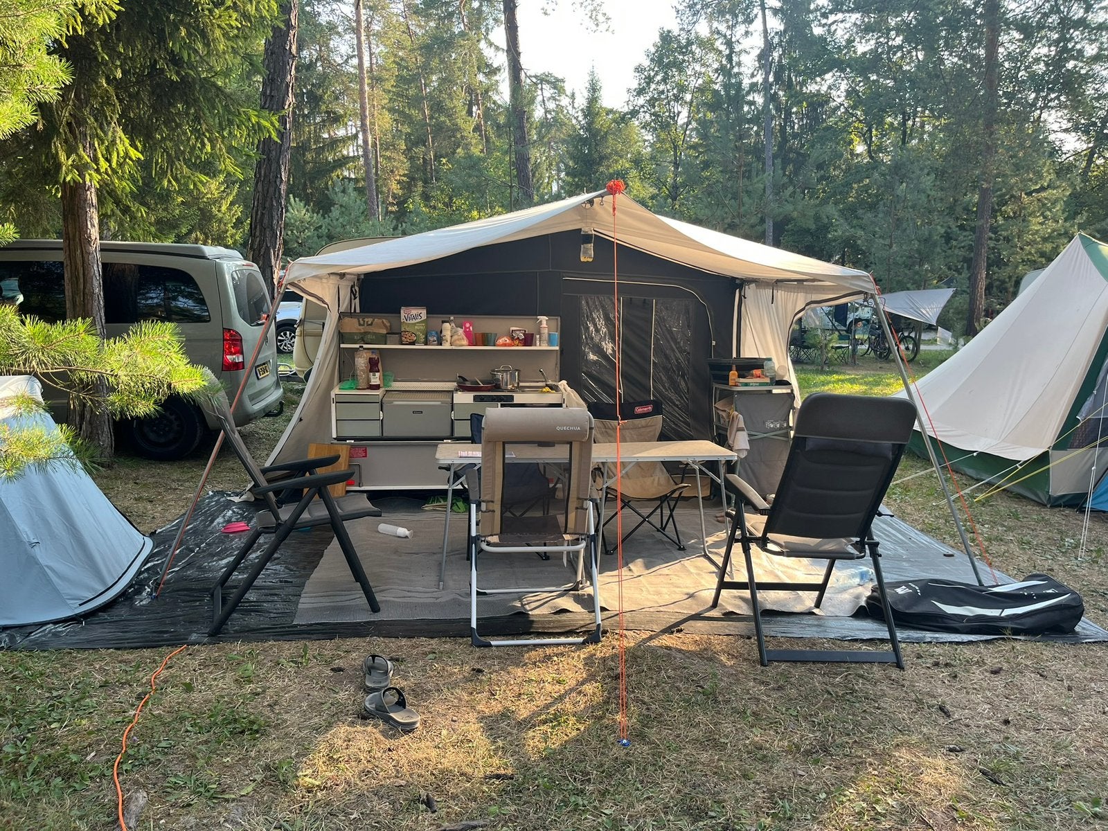 Vouwwagen Combi Camp Country uit 2015, Ophalen, Tot en met 4