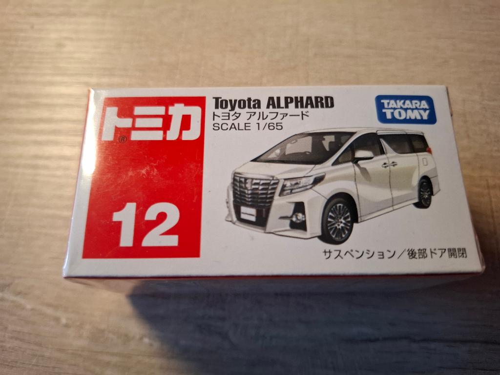 Tomica 12 - Toyota Alphard [wit] 1/65 MIB, Ophalen of Verzenden, Nieuw, Auto