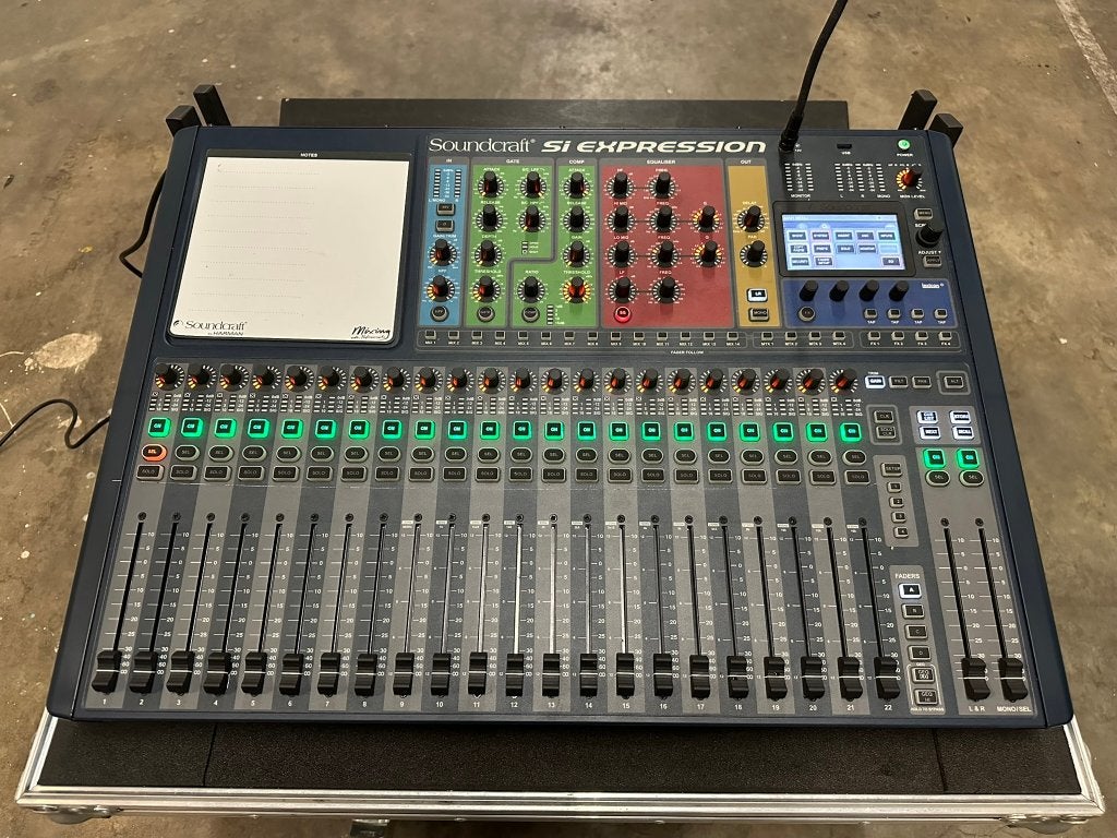 Soundcraft Expression 2 met Stagebox, Ophalen, Gebruikt, 20 kanalen of meer, Microfooningang