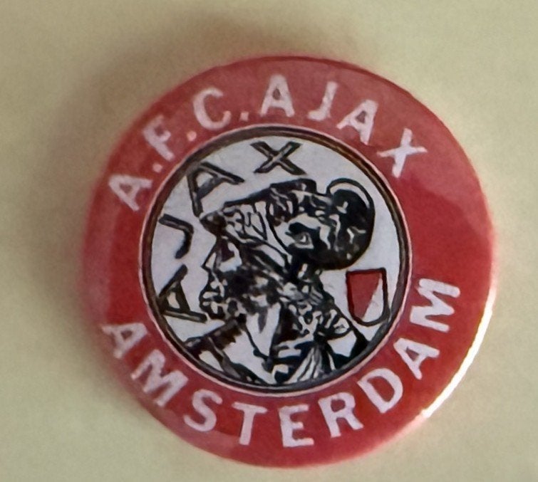Ajax button oud logo, Ophalen of Verzenden, Gebruikt, Ajax, Overige typen