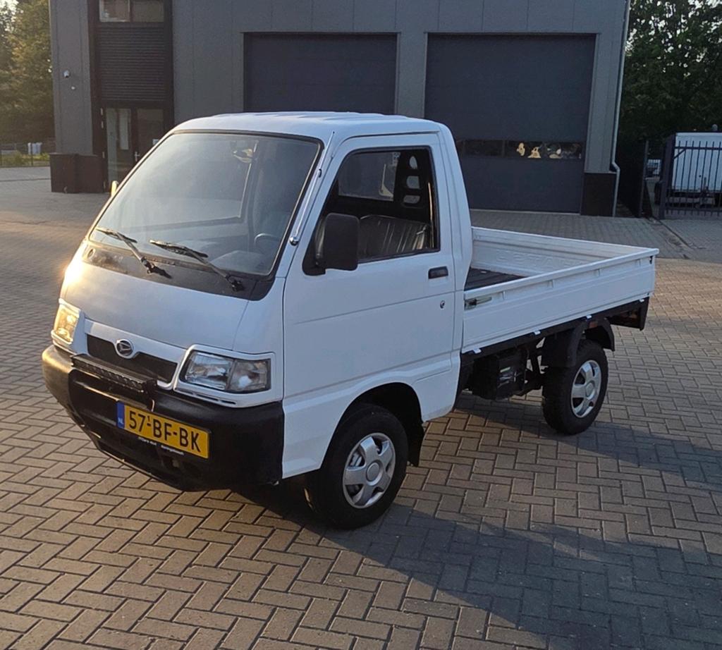 Daihatsu Hijet 1300 Pick-up 2002, Auto's, Achterwielaandrijving, 600 kg, 4 cilinders, Wit