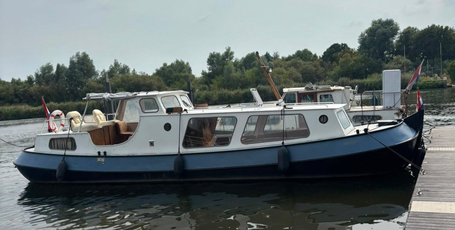 motortjalk 10,5m, Watersport en Boten, 10 m, Gebruikt, Binnenboordmotor, Diesel