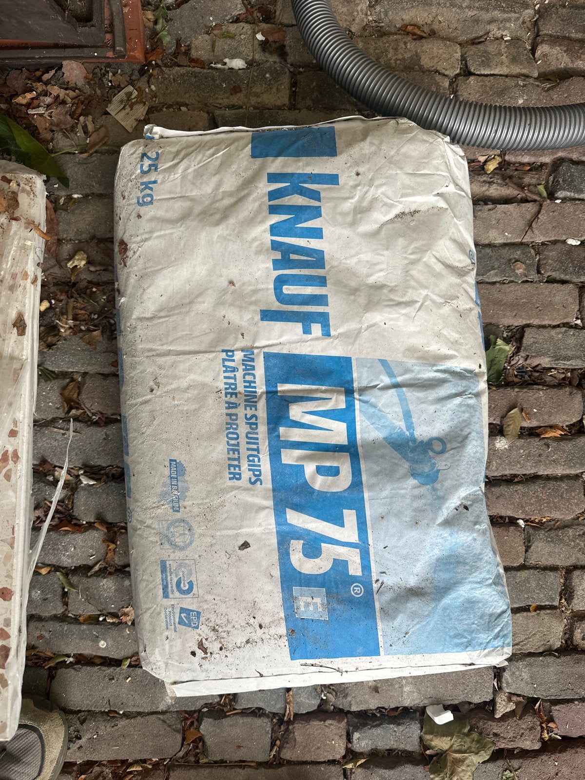 Knauf mp75 machine spuitgips stuc, Ophalen