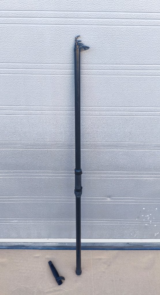 Nieuw hengel telescopisch black 3,60 meter, Watersport en Boten, Hengelsport | Algemeen, Ophalen, Nieuw, Werphengel