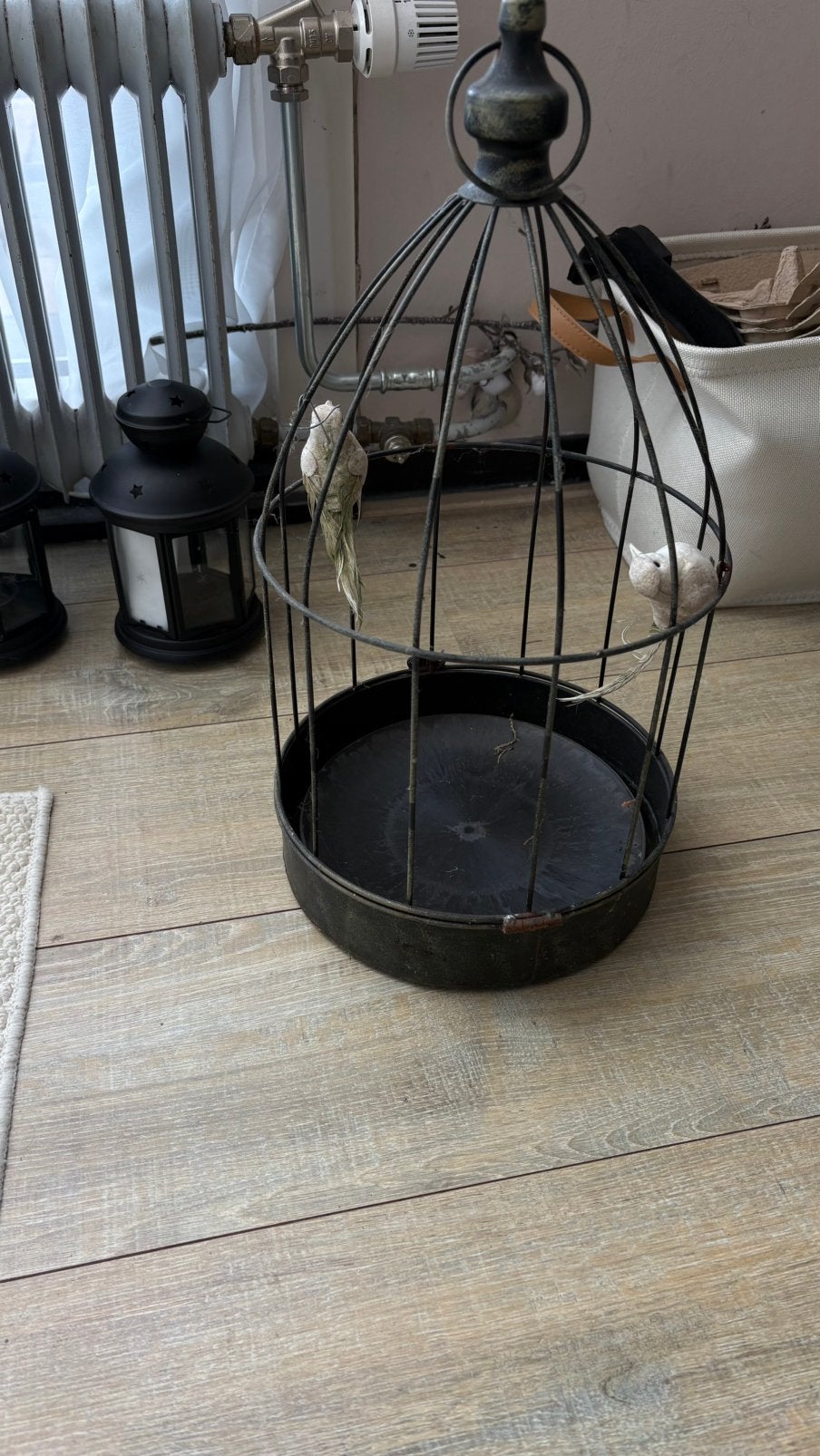 Gezocht!! , vogel kooi (brocant, deco), Ophalen, Zo goed als nieuw
