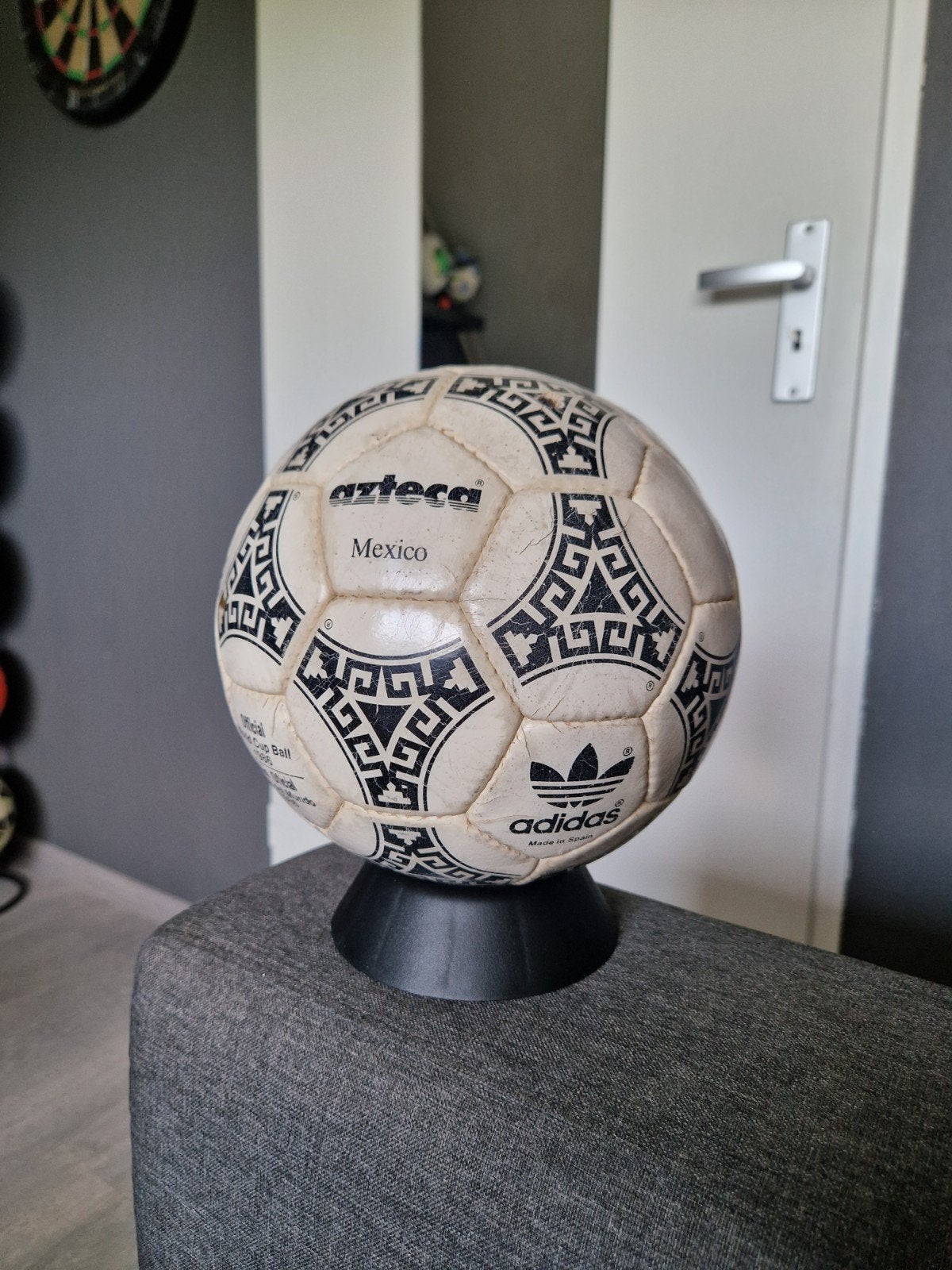 Adidas Azteca official matchball (WK 1986), Maat XL, Ophalen of Verzenden, Nieuw, Bal