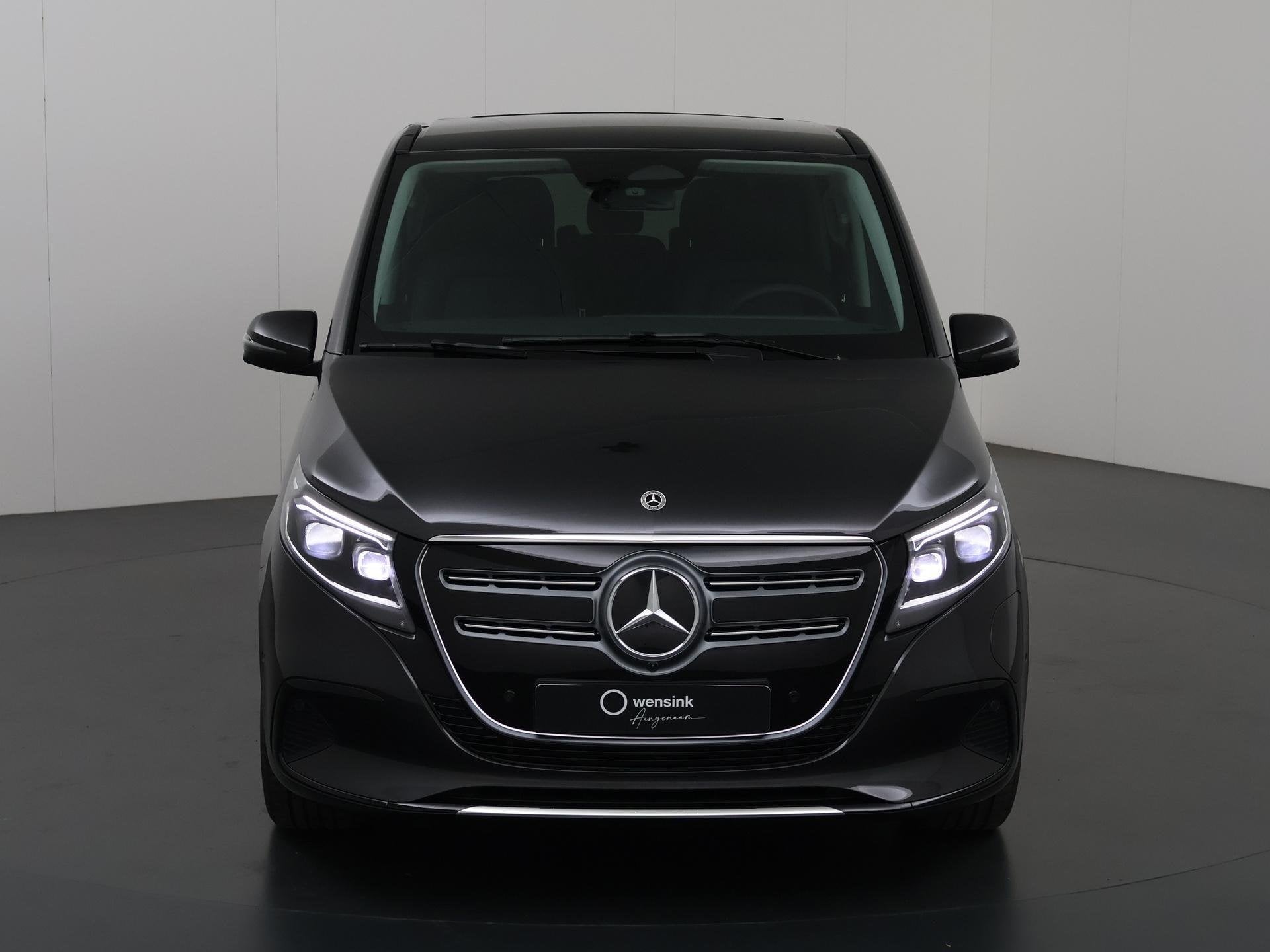 Mercedes-Benz EQV 300 L2 Avantgarde 90 kWh | Burmester | Mul, Auto's, Stof, Zwart, 365 km, Mercedes-Benz