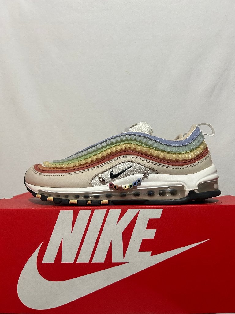 ALS NIEUW! Maat 44,5 - Nike Air Max 97 Be True, Overige kleuren, Verzenden, Nike, Nike