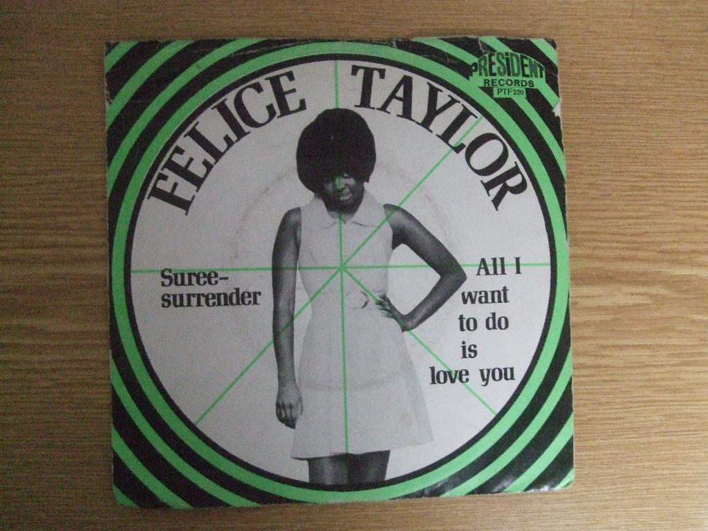 FELICE TAYLOR    SUREE-SURRENDER / ALL I WANT TO DO IS LOVE, Cd's en Dvd's, Vinyl Singles, 7 inch, Single, Ophalen of Verzenden