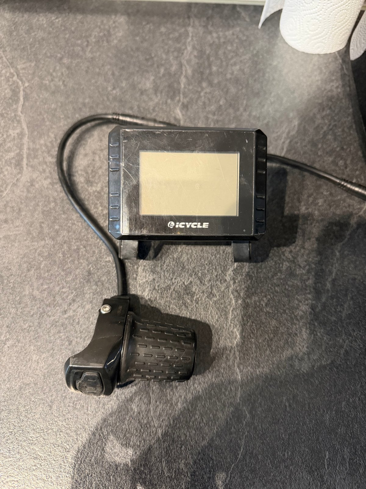 Icycle Display met Gashendel en Stuur Bediening (10-pins), Fietsen en Brommers, Fietsaccessoires | Fietscomputers, Ophalen of Verzenden