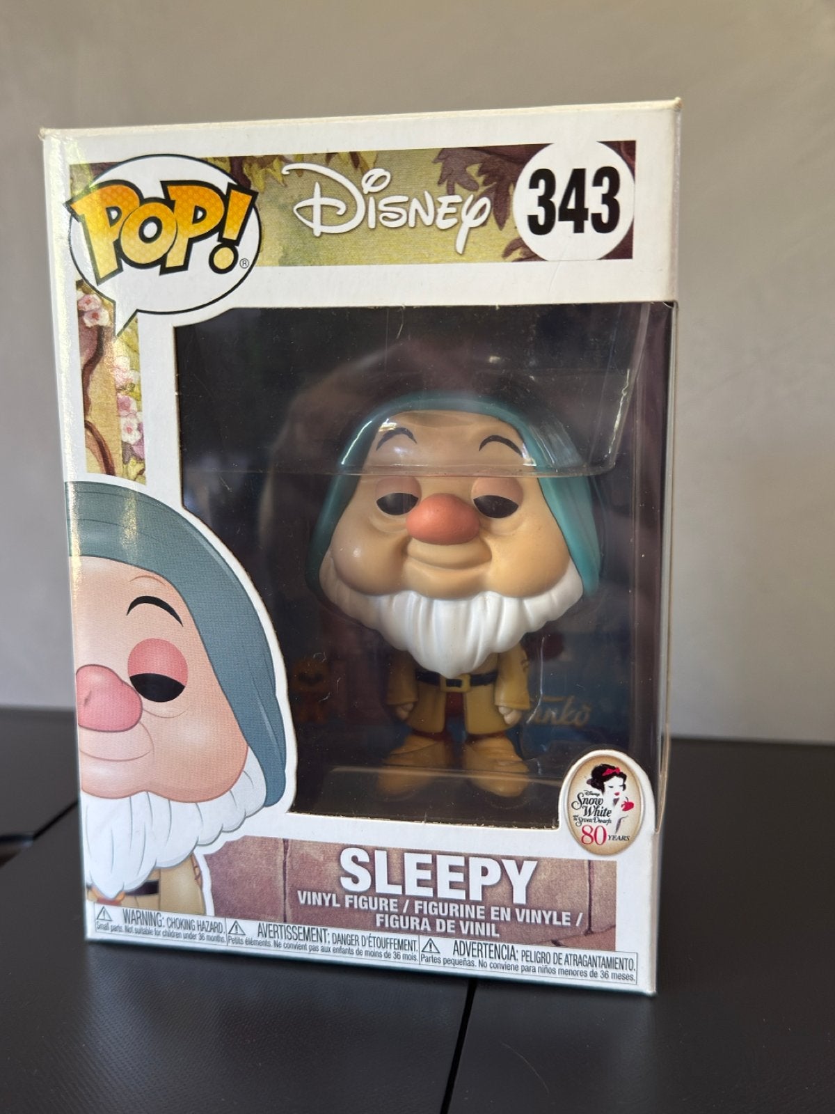 Funko Pop! Disney Sneeuwwitje Sleepy 343, Ophalen of Verzenden, Nieuw