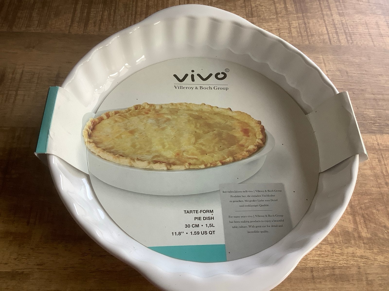 Vivo Villeroy & Boch Group Ovenschaal /Taartvorm 30 cm nieuw, Overige typen, Nieuw, Ophalen of Verzenden, Steen/keramiek