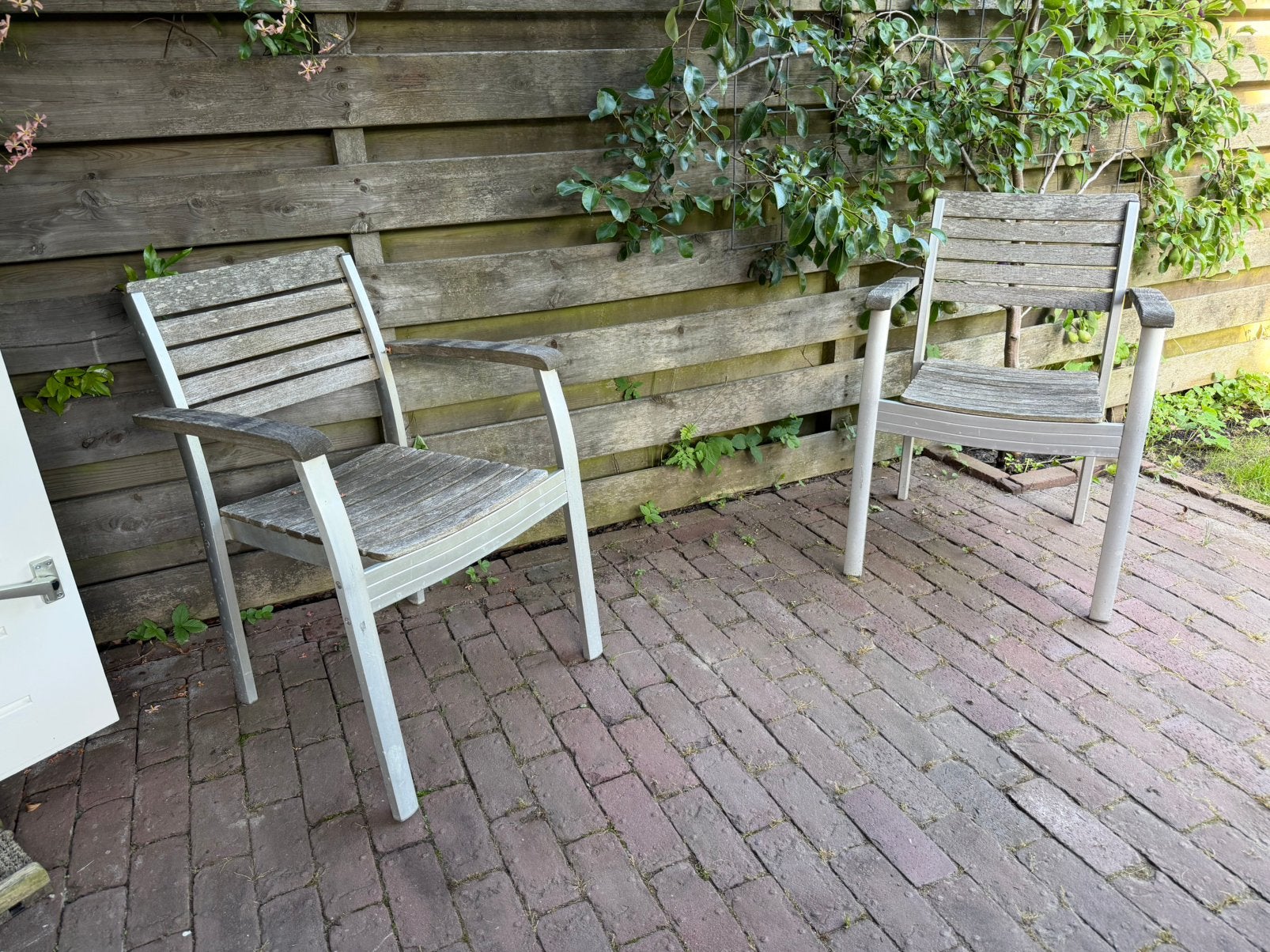 Houten stoelen, Ophalen of Verzenden, Zo goed als nieuw