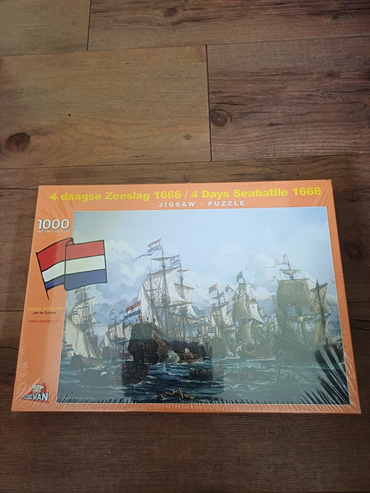 Puzzel 4 daagse zeeslag.. 1000 stukjes. Nieuw in verpakking, Ophalen of Verzenden, 500 t/m 1500 stukjes, Nieuw, Legpuzzel