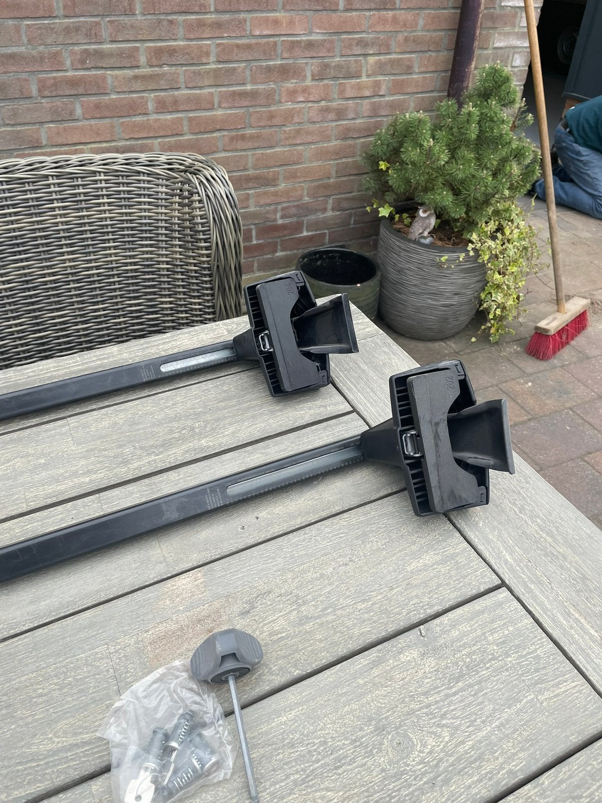 Thule dakdragers, Auto diversen, Dakdragers, Ophalen, Zo goed als nieuw