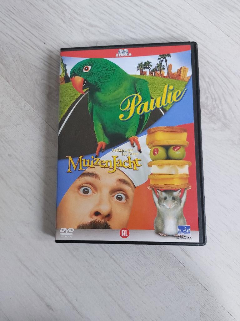 Dvd: Paulie&Muizenjacht, Alle leeftijden, Overige genres, Ophalen of Verzenden, Zo goed als nieuw