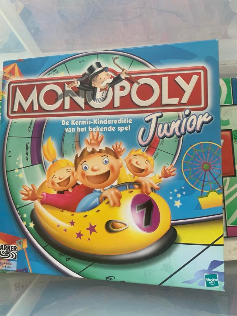 Monopoly Junior bordspel, Hobby en Vrije tijd, Gezelschapsspellen | Bordspellen, Drie of vier spelers, Ophalen, Zo goed als nieuw