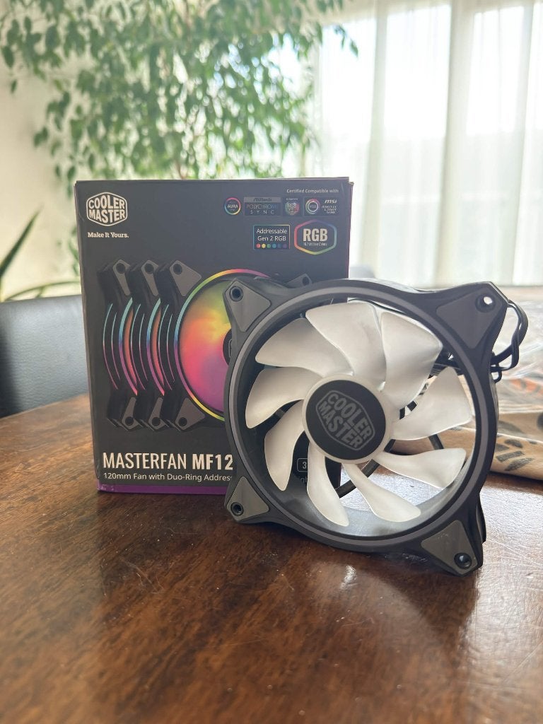 Cooler Master - Masterfan MF120 Halo (3x), Computers en Software, Computerkoelers, Ophalen of Verzenden, Gebruikt, Luchtkoeling