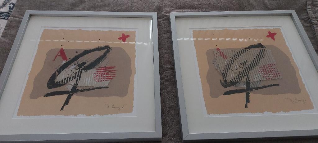 2 zeefdrukken van Rolf Burger, Ophalen
