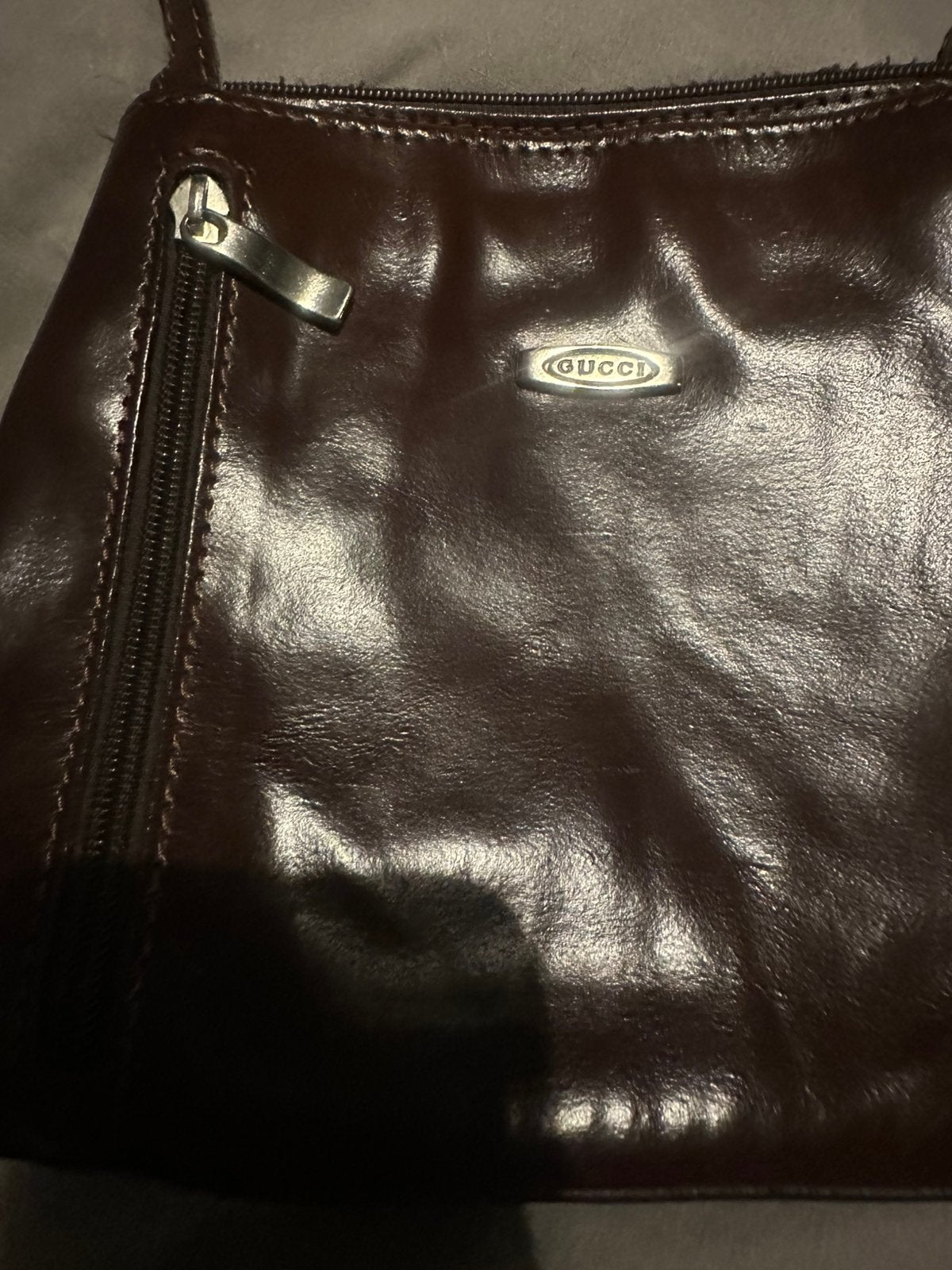 Gucci handtas, Ophalen of Verzenden, Zo goed als nieuw, Bruin, Handtas