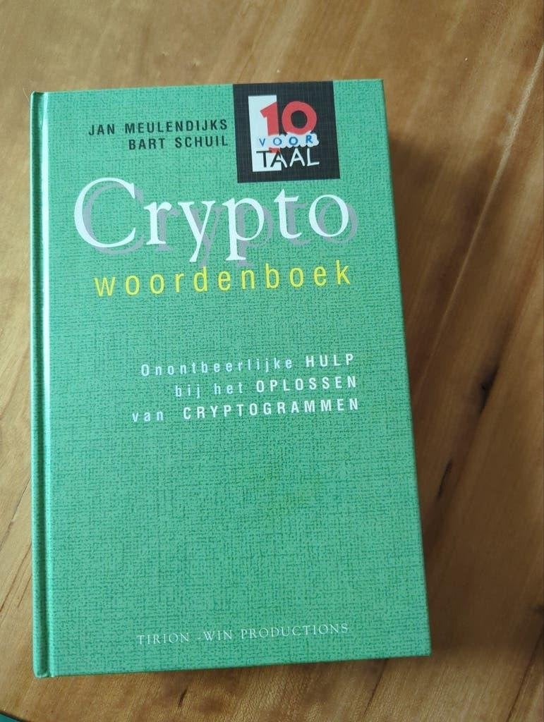Crypto Woordenboek - Onontbeerlijke hulp bij cryptogrammen, Boeken, Ophalen of Verzenden, Zo goed als nieuw, Jan Meulendijks, Bart Schuijt
