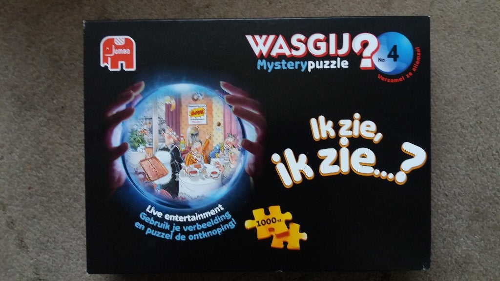 Wasgij puzzel live entertainment voor 7 euro, Ophalen, 500 t/m 1500 stukjes, Zo goed als nieuw, Legpuzzel