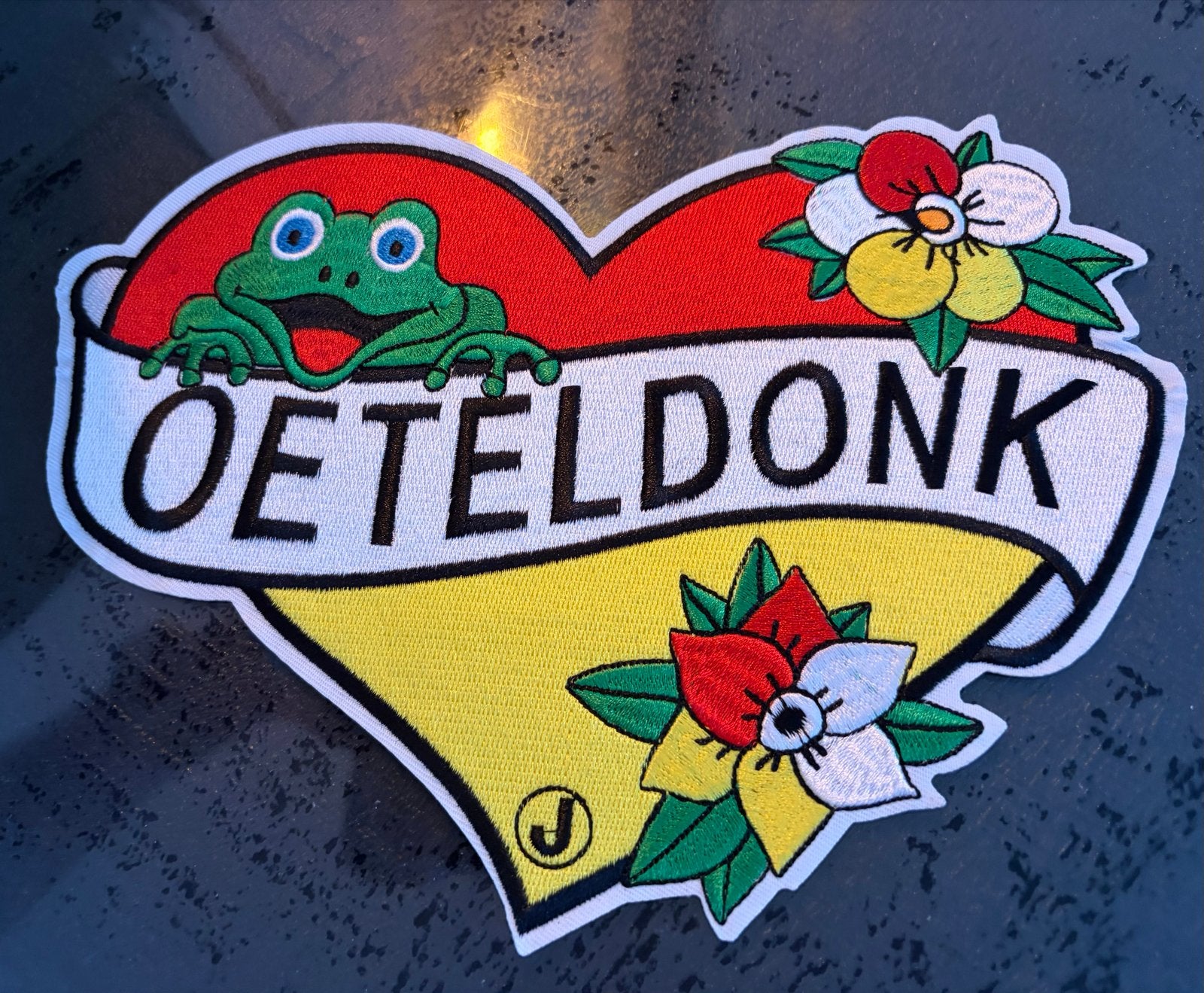 Diverse Oeteldonk rug emblemen, Ophalen of Verzenden, Zo goed als nieuw, Overige maten