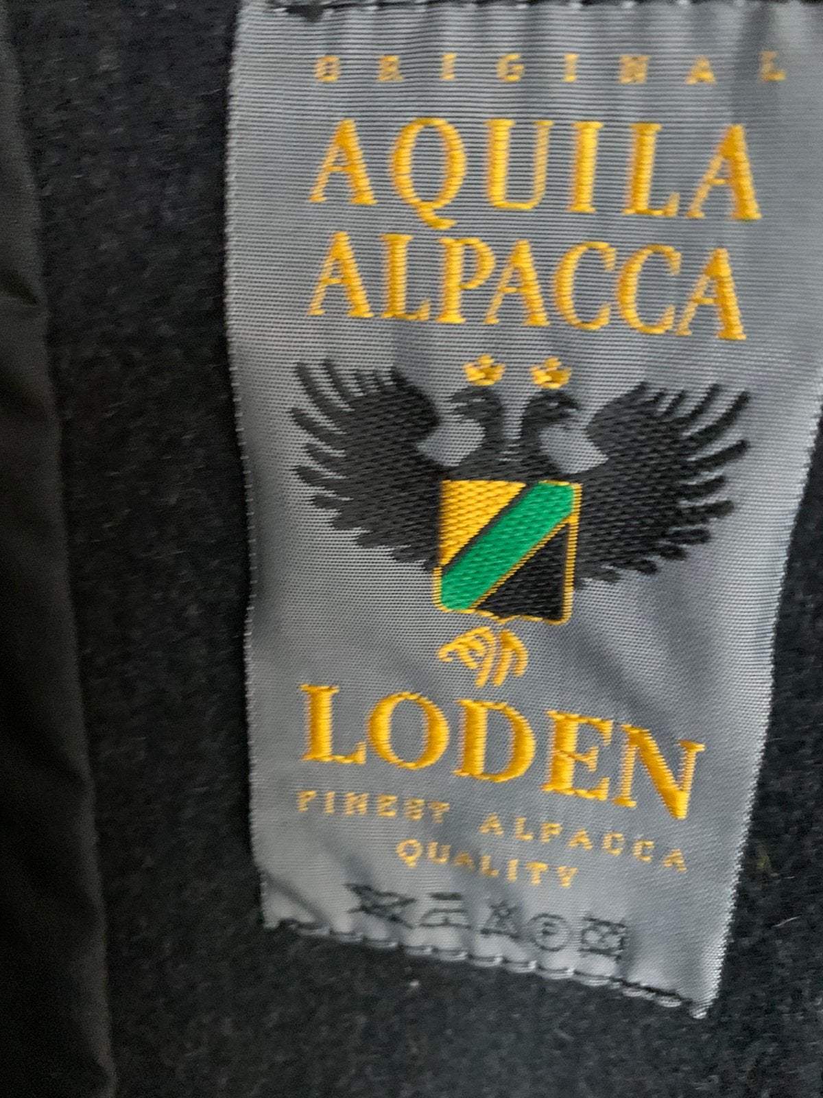 Damesjas wollen jas 55% wol manteljas Aquila Alpacca maat 40, Ophalen of Verzenden, Zo goed als nieuw, Maat 38/40 (M), Zwart