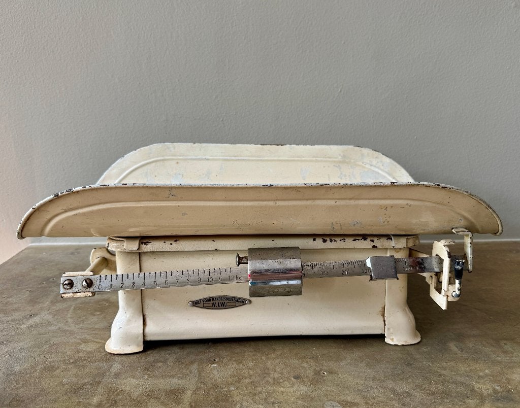 Antiek Refa Weegschaal / Babyweegschaal - 12 kg, Ophalen