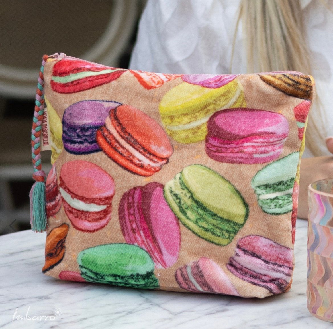 Pouch/make-uptas macarons imbarro nieuwe, Ophalen of Verzenden, Nieuw, Dame