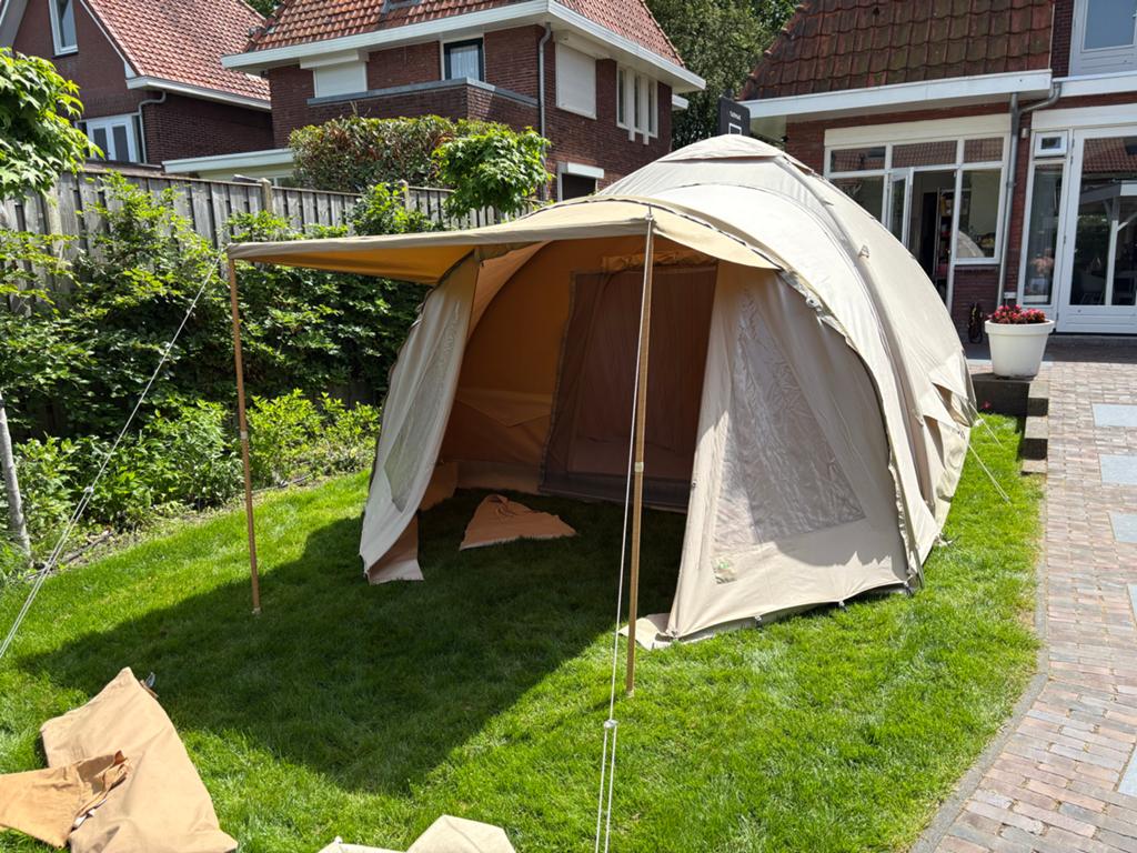 Karsten tent 350 3 soorten luifels, Caravans en Kamperen, Tenten, Ophalen, Gebruikt, Tot en met 5