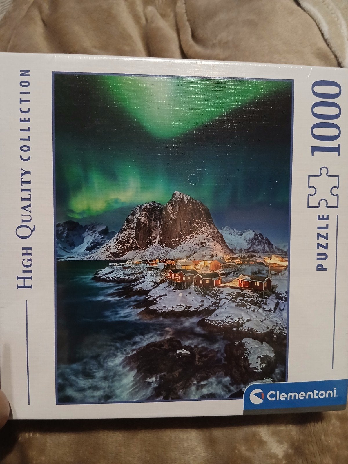 Clementoni Legpuzzel 1000 stukjes Noorderlicht, Ophalen of Verzenden, 500 t/m 1500 stukjes, Nieuw, Legpuzzel