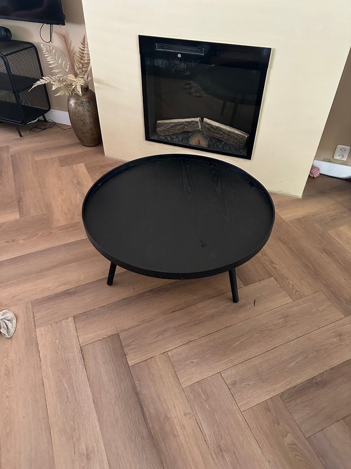 Rond tafeltje Woood, Ophalen, Gebruikt, Rond, 50 tot 100 cm